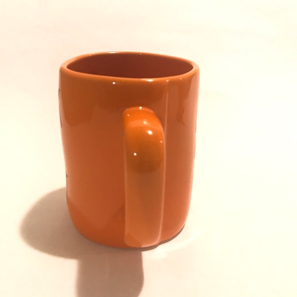 ONE (1) Rae Dunn Trick or Treat Halloween Ceramic Mug Orange/Black - Picture 3 of 6